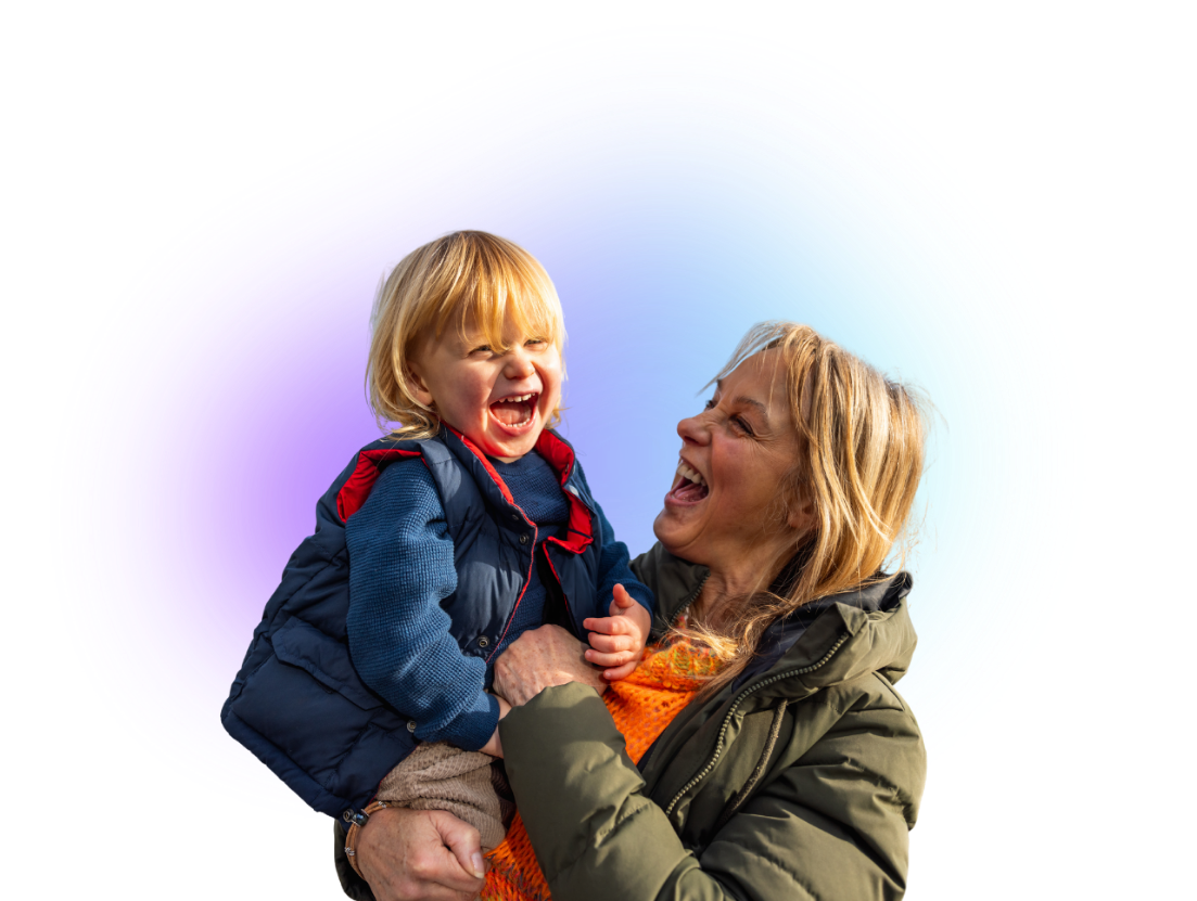 Enterprise Credit Union member with her grandchild